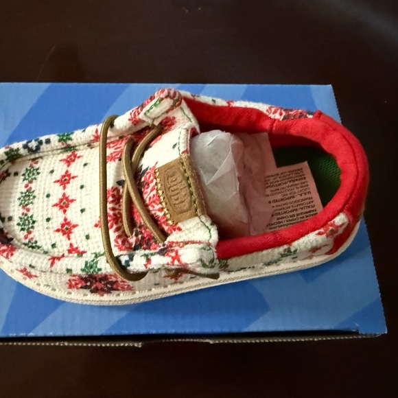 Hey Dude Wally Toddler Shoes in Cream - Picture 2 of 3